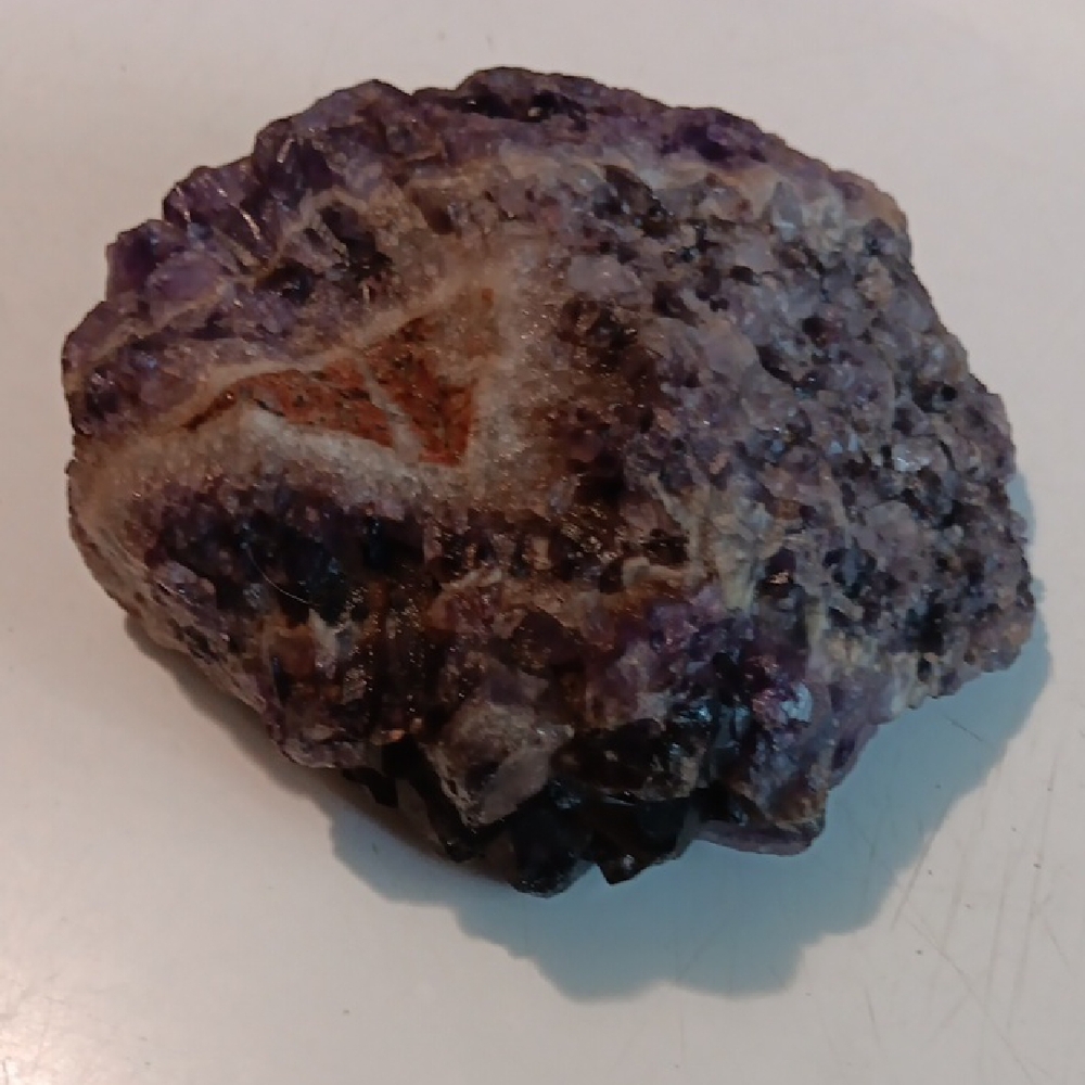 Purple and Brown Geode Crystal